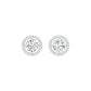 Pixie Points Halo Diamond Stud Earrings 18 KT / White Gold