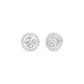 Pixie Points Halo Diamond Stud Earrings 18 KT / White Gold