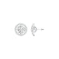 Pixie Points Halo Diamond Stud Earrings 18 KT / White Gold