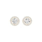 Pixie Points Halo Diamond Stud Earrings 18 KT / Yellow Gold