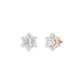 Starry Bites Diamond Stud Earrings 18 KT / Rose Gold