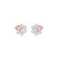 Starry Bites Diamond Stud Earrings 18 KT / Rose Gold