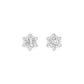 Starry Bites Diamond Stud Earrings 18 KT / White Gold