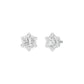 Starry Bites Diamond Stud Earrings 18 KT / White Gold