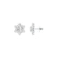Starry Bites Diamond Stud Earrings 18 KT / White Gold