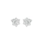Starry Bites Diamond Stud Earrings 18 KT / White Gold