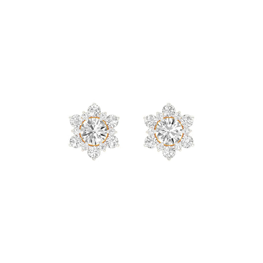 Starry Bites Diamond Stud Earrings 18 KT / Yellow Gold