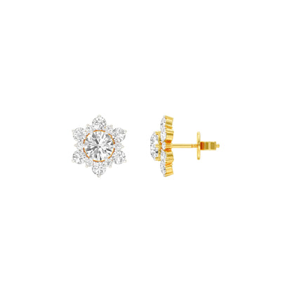 Starry Bites Diamond Stud Earrings 18 KT / Yellow Gold