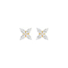 Tiny Turbines Diamond Stud Earrings 18 KT / Yellow Gold