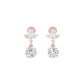 Echo Drop Diamond Drop Earrings 18 KT / Rose Gold