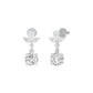 Echo Drop Diamond Drop Earrings 18 KT / White Gold