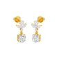Echo Drop Diamond Drop Earrings 18 KT / Yellow Gold