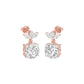 Crystal Creek Diamond Drop Earrings 18 KT / Rose Gold