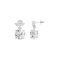 Crystal Creek Diamond Drop Earrings 18 KT / White Gold