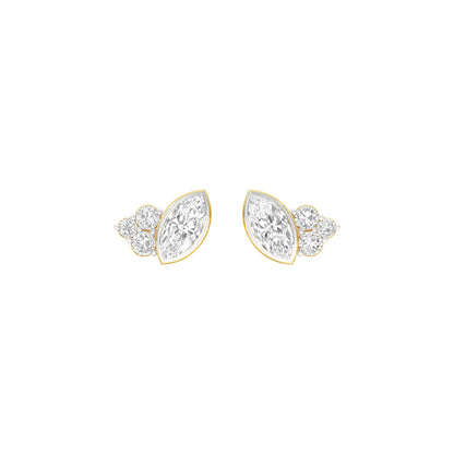 Little Eyes Diamond Stud Earrings 18 KT / Yellow Gold
