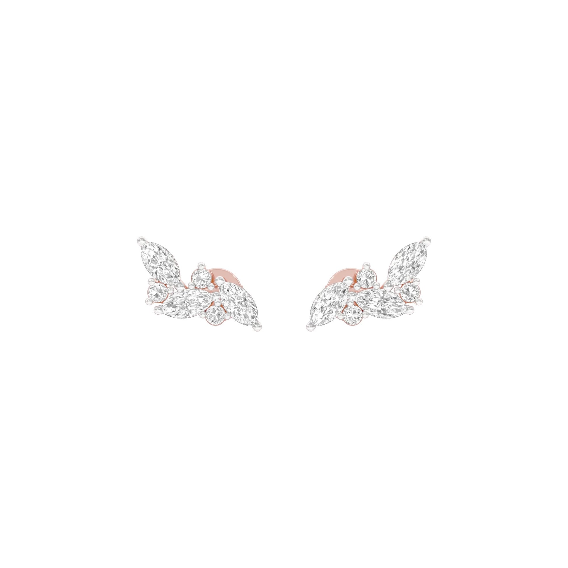 Little Moments Diamond Stud Earrings 18 KT / Rose Gold
