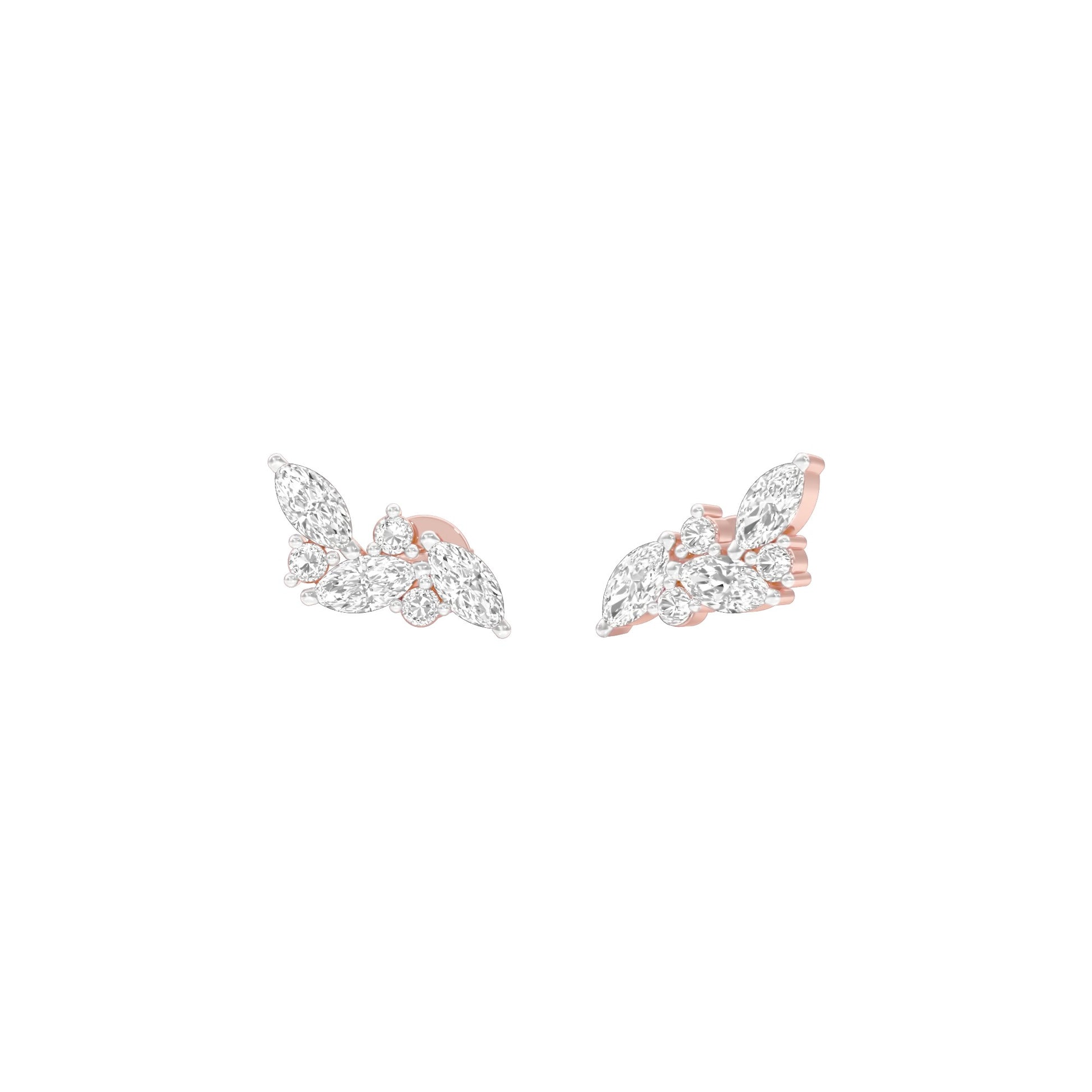 Little Moments Diamond Stud Earrings 18 KT / Rose Gold