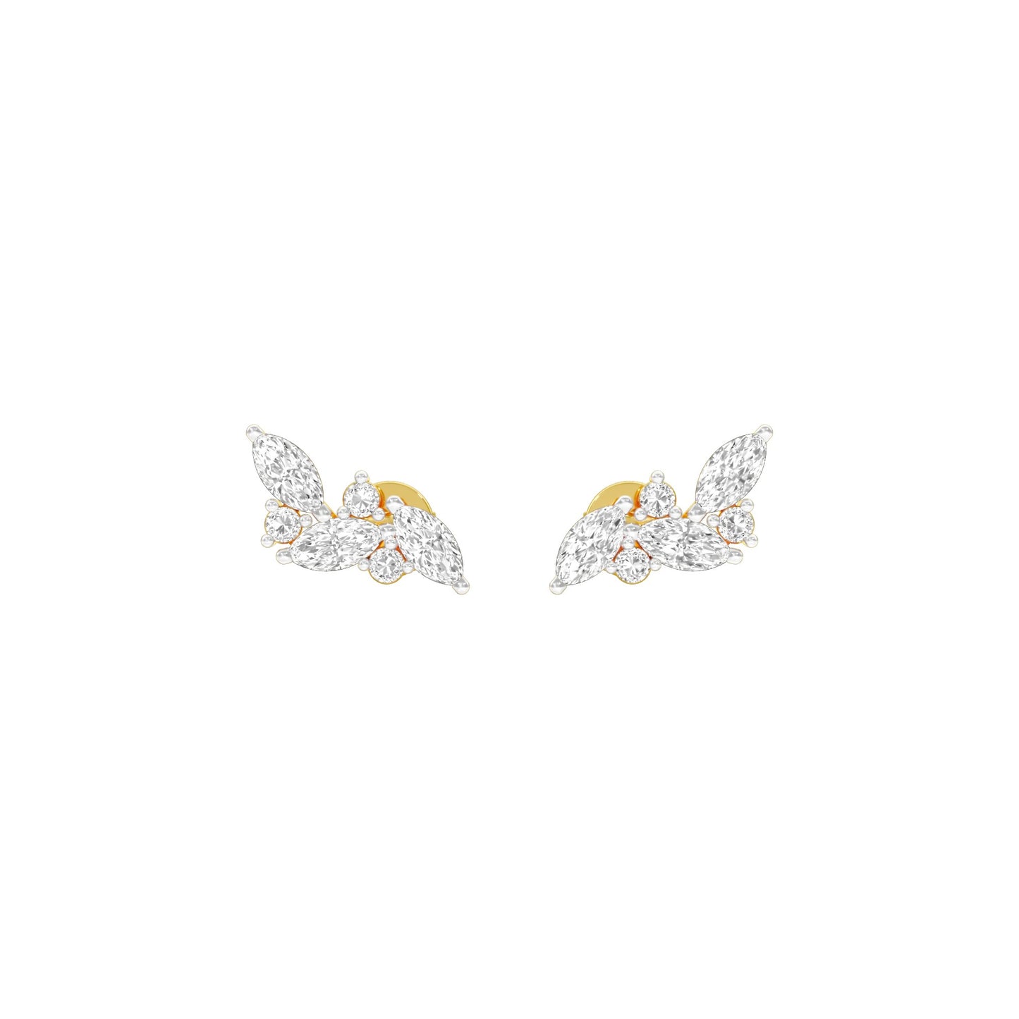 Little Moments Diamond Stud Earrings 18 KT / Yellow Gold
