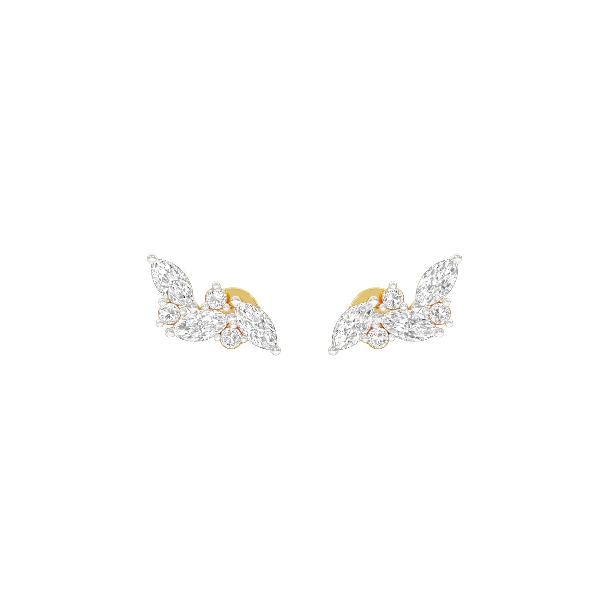 Little Moments Diamond Stud Earrings 18 KT / Yellow Gold