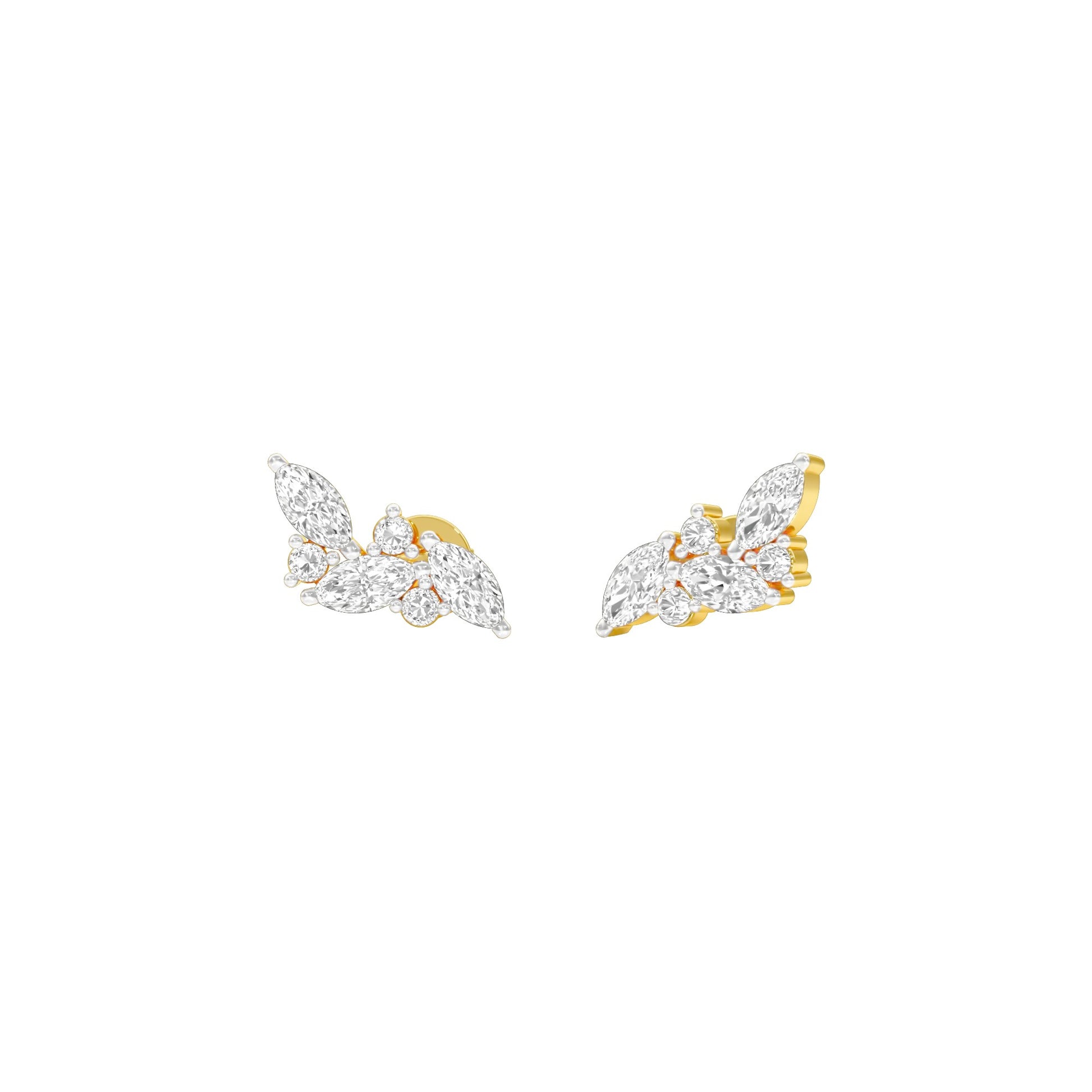 Little Moments Diamond Stud Earrings 18 KT / Yellow Gold