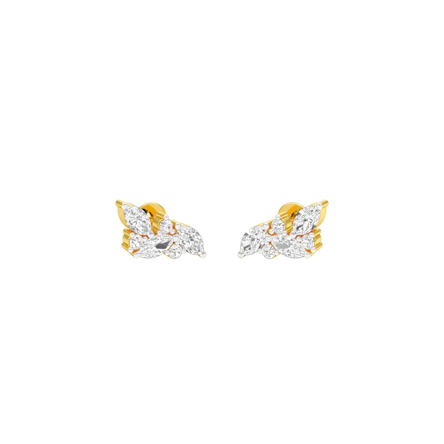 Little Moments Diamond Stud Earrings 18 KT / Yellow Gold