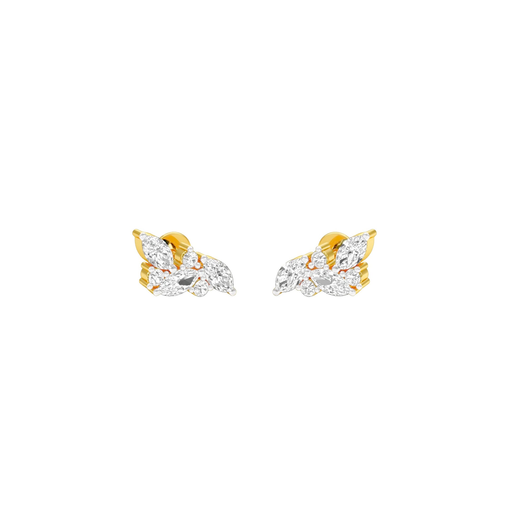 Little Moments Diamond Stud Earrings 18 KT / Yellow Gold