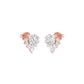 Morning Mist Diamond Stud Earrings 18 KT / Rose Gold
