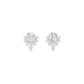 Morning Mist Diamond Stud Earrings 18 KT / White Gold