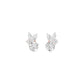 The Intercept Diamond Stud Earrings 18 KT / Rose Gold