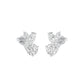 The Intercept Diamond Stud Earrings 18 KT / White Gold