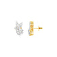 The Intercept Diamond Stud Earrings 18 KT / Yellow Gold