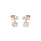 Sunbeam Spark Diamond Drop Earrings 18 KT / Rose Gold