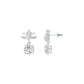 Sunbeam Spark Diamond Drop Earrings 18 KT / White Gold