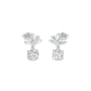 Sunbeam Spark Diamond Drop Earrings 18 KT / White Gold