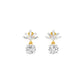 Sunbeam Spark Diamond Drop Earrings 18 KT / Yellow Gold
