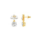 Sunbeam Spark Diamond Drop Earrings 18 KT / Yellow Gold