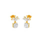 Sunbeam Spark Diamond Drop Earrings 18 KT / Yellow Gold