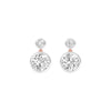 Tiny Treasures Diamond Drop Earrings 18 KT / Rose Gold