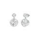 Tiny Treasures Diamond Drop Earrings 18 KT / White Gold