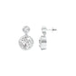 Tiny Treasures Diamond Drop Earrings 18 KT / White Gold