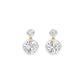 Tiny Treasures Diamond Drop Earrings 18 KT / Yellow Gold