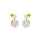 Tiny Treasures Diamond Drop Earrings 18 KT / Yellow Gold