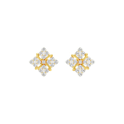 Northern Stars Diamond Stud Earrings 18 KT / Yellow Gold