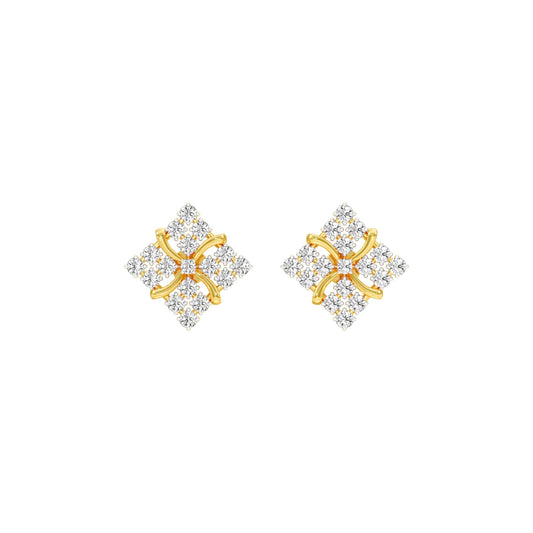 Northern Stars Diamond Stud Earrings 18 KT / Yellow Gold
