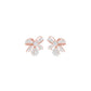 Bowline Diamond Drop Earrings 18 KT / Rose Gold