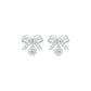 Bowline Diamond Drop Earrings 18 KT / White Gold
