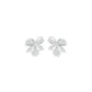 Bowline Diamond Drop Earrings 18 KT / White Gold