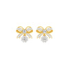 Bowline Diamond Drop Earrings 18 KT / Yellow Gold