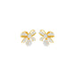 Bowline Diamond Drop Earrings 18 KT / Yellow Gold