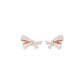 Flair Twist Diamond Stud Earrings 18 KT / Rose Gold